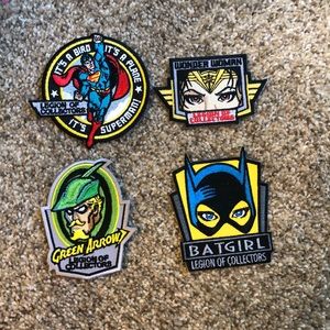 🚨4-Pack DC Legion of Collectors Patches🚨